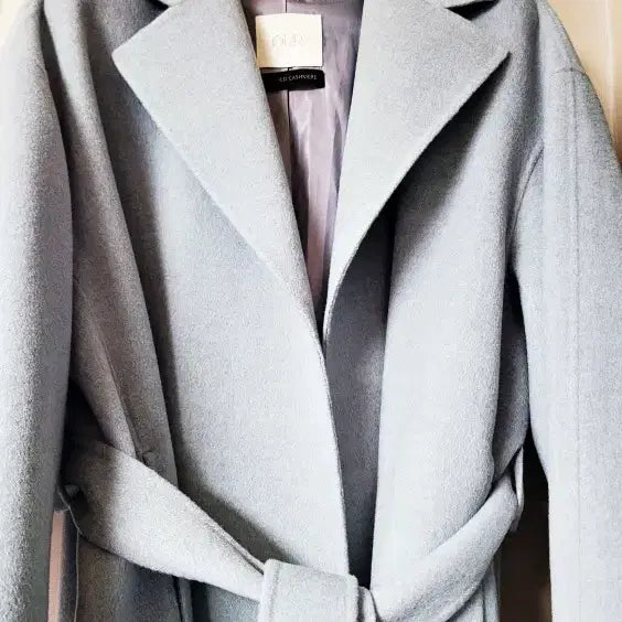 [BUNJANG] ORR Cashmere Layering Long Coat / orr 오르 머플러 레이어링 캐시미어 롱코트 myr