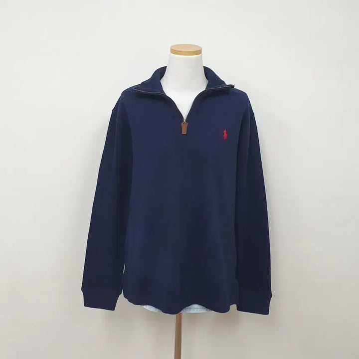 [BUNJANG] Polo Ralph Lauren Navy Half-Zip Sweatshirt / No.26032918 폴로 네이비 하프집업 맨투맨 네이비