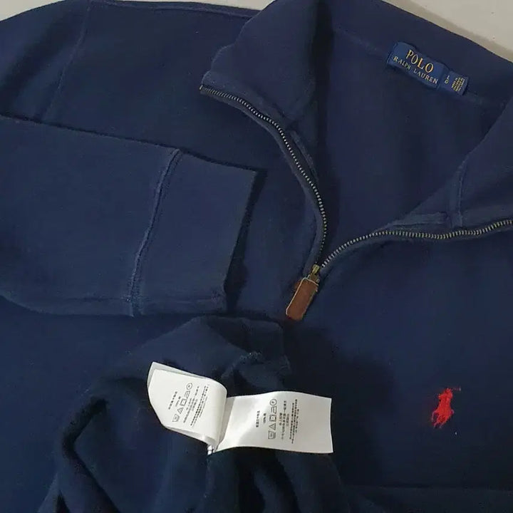 [BUNJANG] Polo Ralph Lauren Navy Half-Zip Sweatshirt / No.26032918 폴로 네이비 하프집업 맨투맨 네이비