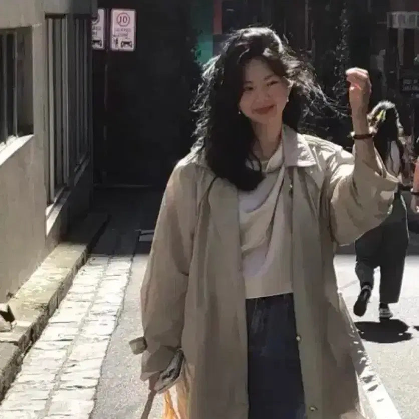 [BUNJANG] Parven Fence Trench Coat / 파르벵 펜스 트랜치