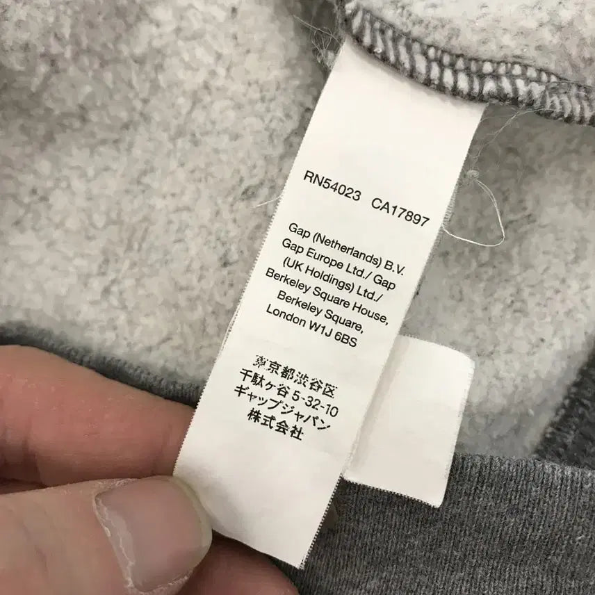 [BUNJANG] GAP Gray Pink Hoodie [S] / GAP 갭 그레이 핑크 후드 [S]