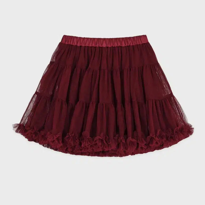 [BUNJANG] Sinoon Tulle Skirt Wine / 시눈 튜튜스커트 와인