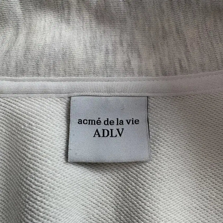 [BUNJANG] Acme De La Vie Big Logo Half Zip Sweatshirt / 아크메드라비 빅로고 스웻 반집업 3762