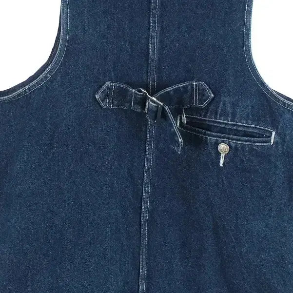 [BUNJANG] JAPAN Denim Side Zip Dress / JAPAN (WOMEN - F) 코튼 사이드 집업 데님 원피스