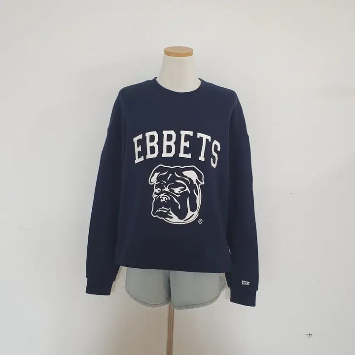 [BUNJANG] EBPD Navy Bulldog Sweatshirt / No.26033006 EBPD 이벳필드 네이비 불독 맨투맨 티셔츠
