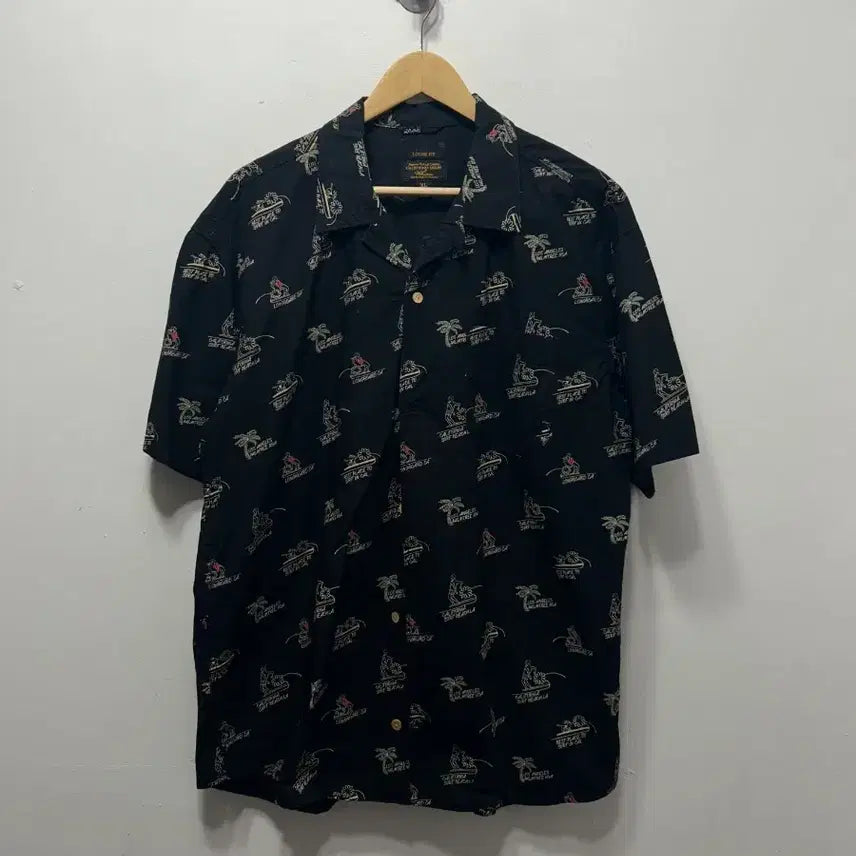 [BUNJANG] CALIFORNIA DREAM Black Short Sleeve Shirt XL / CALIFORNIA DREAM블랙 반팔 셔츠 XL