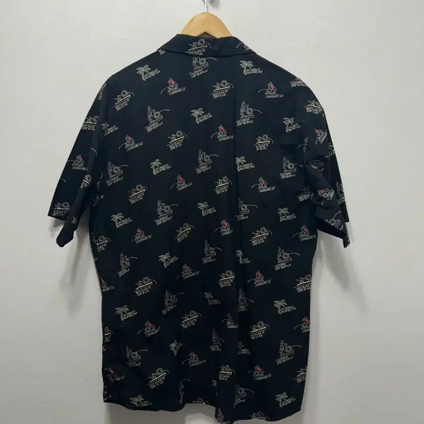 [BUNJANG] CALIFORNIA DREAM Black Short Sleeve Shirt XL / CALIFORNIA DREAM블랙 반팔 셔츠 XL