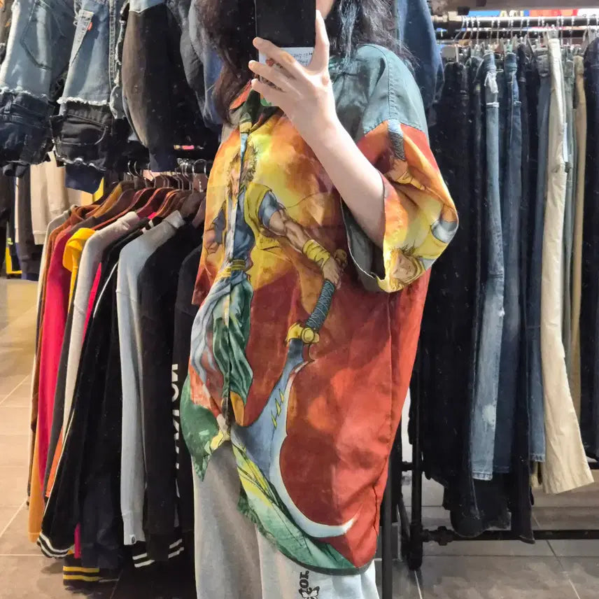 [SOLD OUT] [NO.9] 빈티지 애니메이션 그래픽 반팔 셔츠