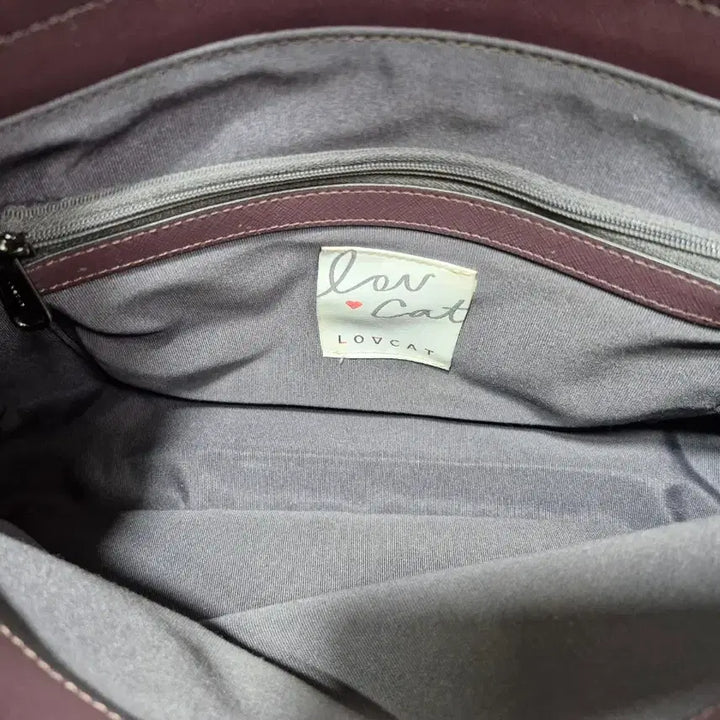 [BUNJANG] Lovecat Leather Shoulder Bag / 러브캣 숄더백 (택포)