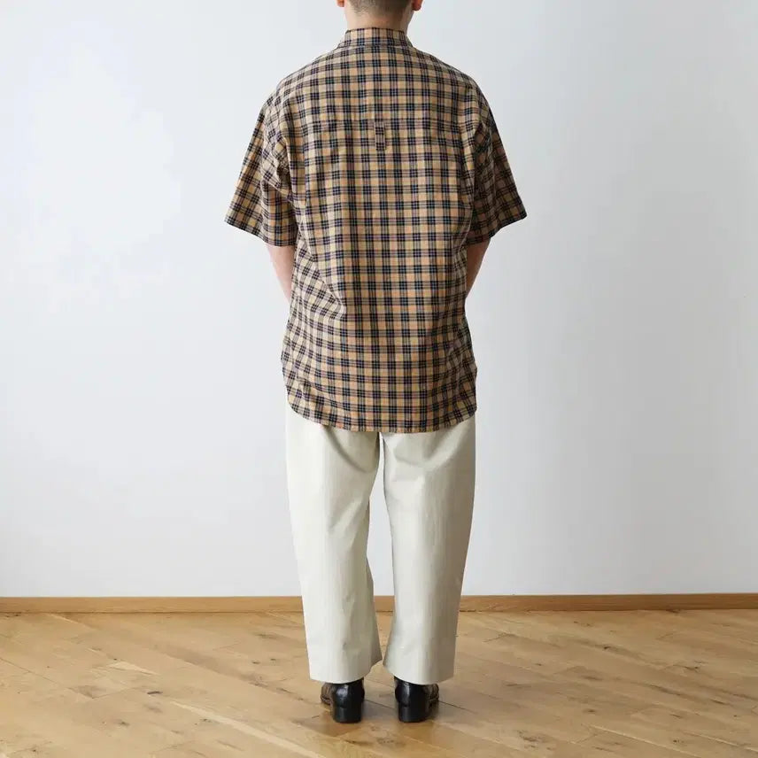[BUNJANG] Studio Nicholson Sorono Madras Check Oversized Shirt / 스튜디오니콜슨 소로노 셔츠 마드라스 체크 오버사이즈 멀티컬러 L사이즈