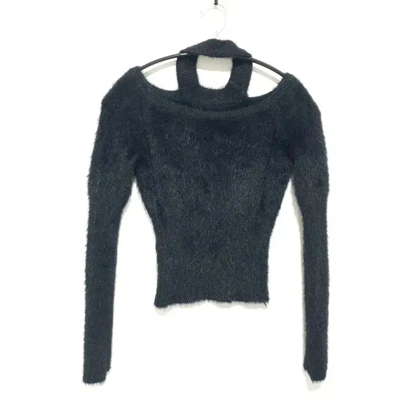[BUNJANG] Chocconet Angora Knit Sweater / 초커넥 앙고라 니트 F_M2436