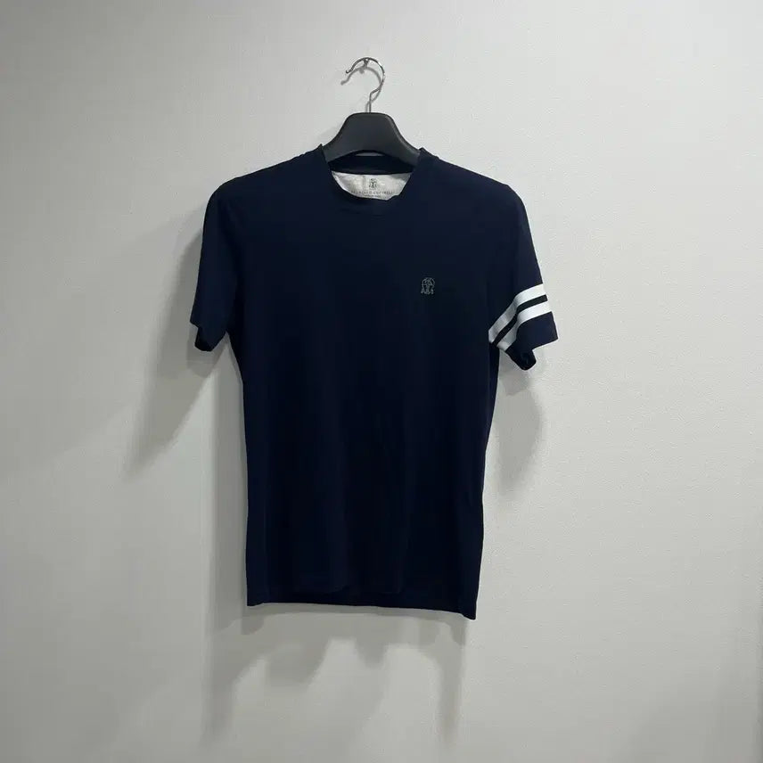 [BUNJANG] Brunello Cucinelli Short Sleeve Navy Shirt / [S]브루넬로 쿠치넬리 반팔 네이비