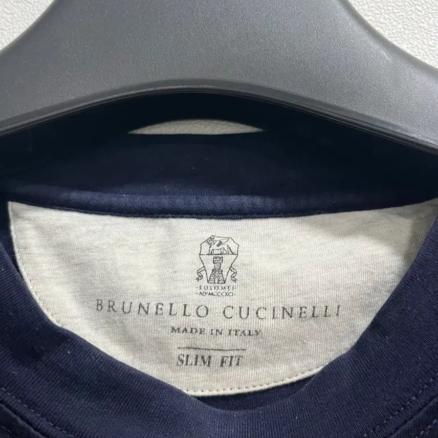 [BUNJANG] Brunello Cucinelli Short Sleeve Navy Shirt / [S]브루넬로 쿠치넬리 반팔 네이비
