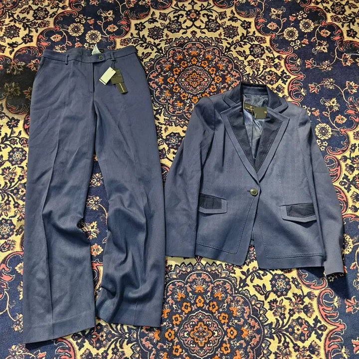 [BUNJANG] KimYeonJu Indigo Blue Jacket and Pants Set / (새상품)KimYeonJu 자켓 팬츠 셋업
