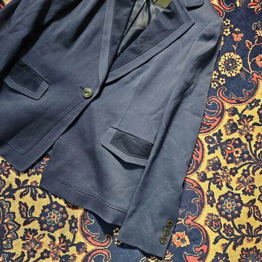 [BUNJANG] KimYeonJu Indigo Blue Jacket and Pants Set / (새상품)KimYeonJu 자켓 팬츠 셋업