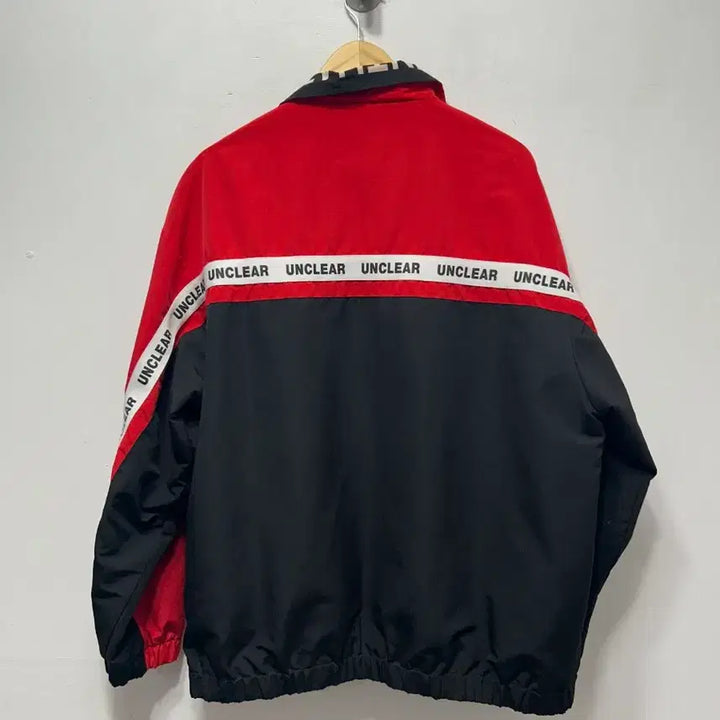 [BUNJANG] ATTENTION Red Black Track Jacket L / ATTENTION 레드 블랙 트랙 자켓 L