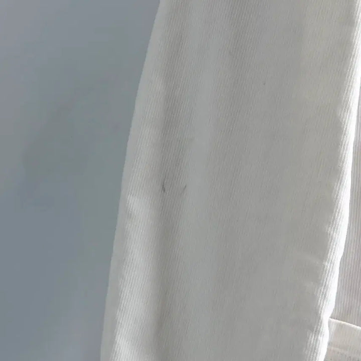 [BUNJANG] Polo White Cotton Blazer Jacket / 폴로 화이트 코튼 블레이저 자켓 (va.14)