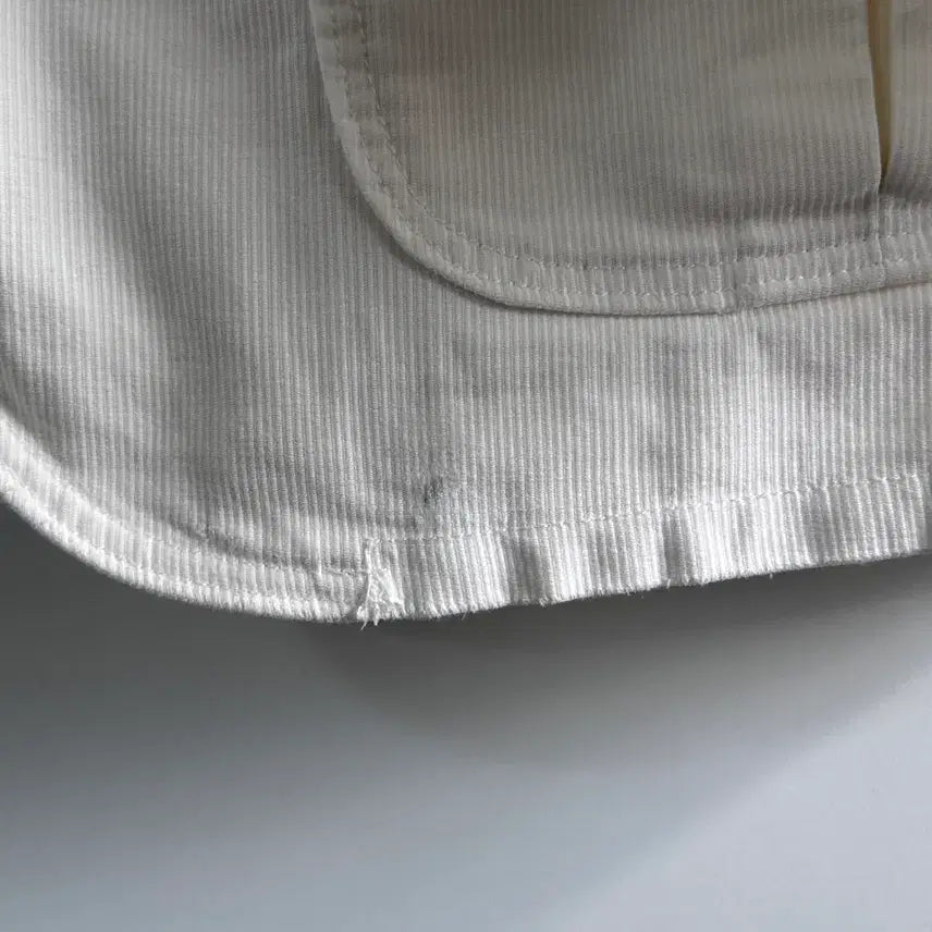 [BUNJANG] Polo White Cotton Blazer Jacket / 폴로 화이트 코튼 블레이저 자켓 (va.14)