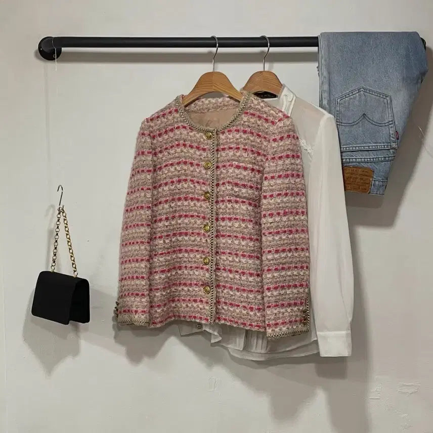 [BUNJANG] Vintage Tweed Jacket / 55) 빈티지 트위드 자켓
