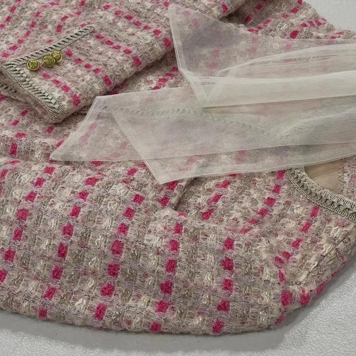 [BUNJANG] Vintage Tweed Jacket / 55) 빈티지 트위드 자켓