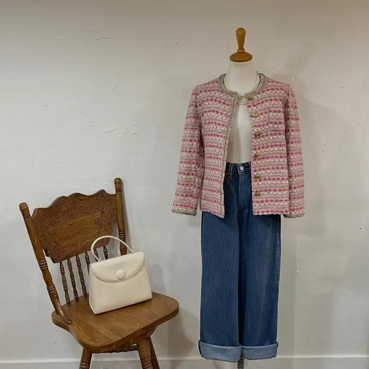 [BUNJANG] Vintage Tweed Jacket / 55) 빈티지 트위드 자켓