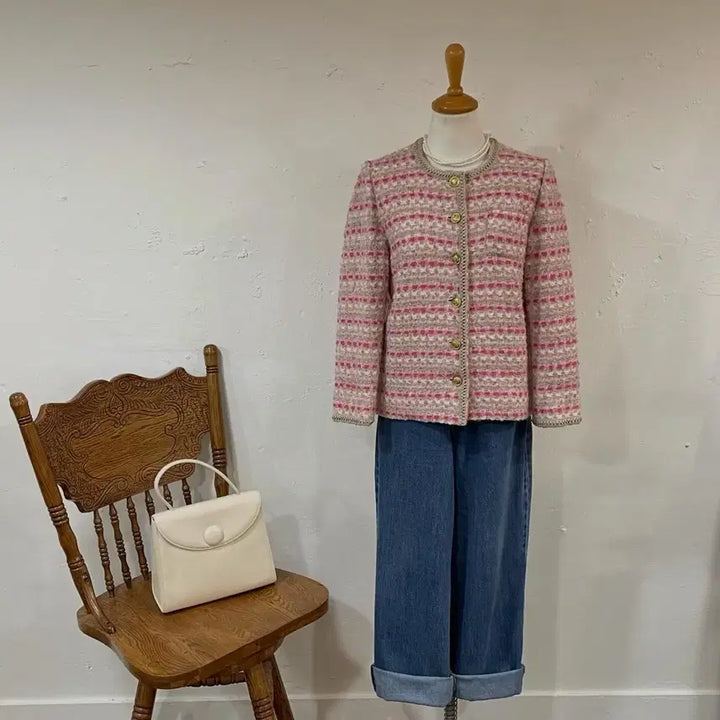 [BUNJANG] Vintage Tweed Jacket / 55) 빈티지 트위드 자켓