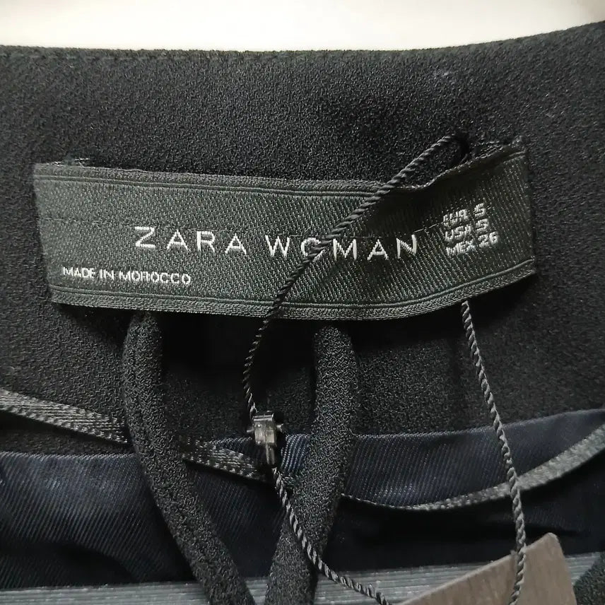 [BUNJANG] ZARA Women Black Cape Blouse / 자라 우먼 블랙 케이프 블라우스