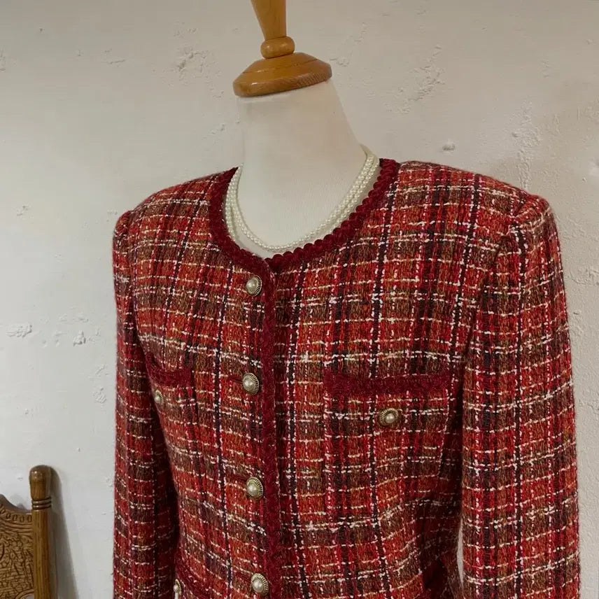 [BUNJANG] Vintage Tweed Jacket / 55) 빈티지 트위드 자켓