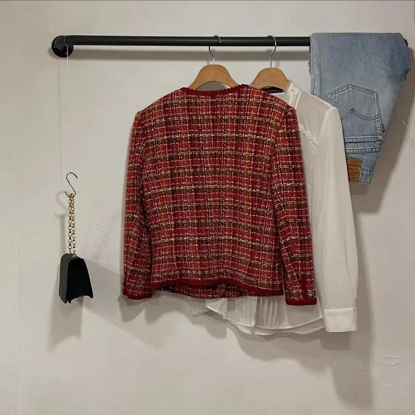 [BUNJANG] Vintage Tweed Jacket / 55) 빈티지 트위드 자켓