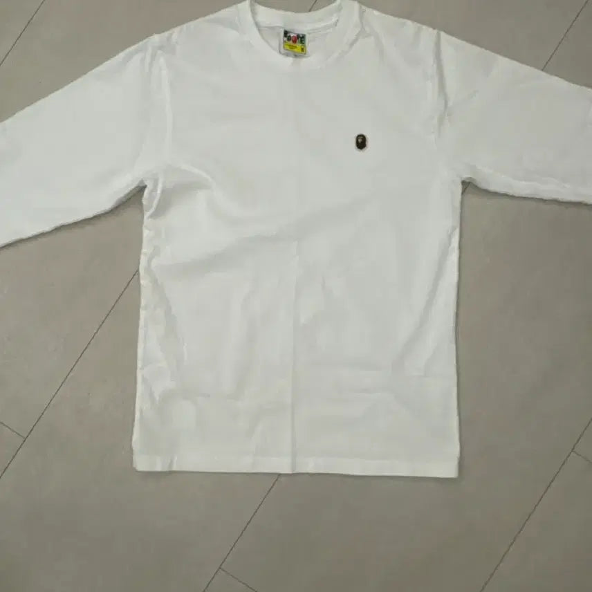 [BUNJANG] BAPE One Point Long Sleeve Shirt / 베이프 원포인트 롱슬리브
