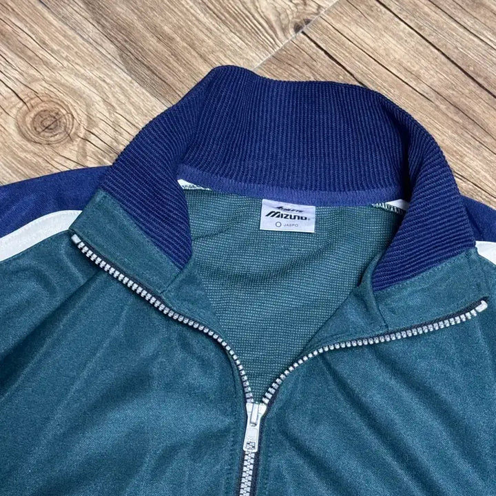 [BUNJANG] Mizuno Dark Green Navy Jersey Jacket / [XL] 미즈노 다크 그린 네이비 져지 자켓
