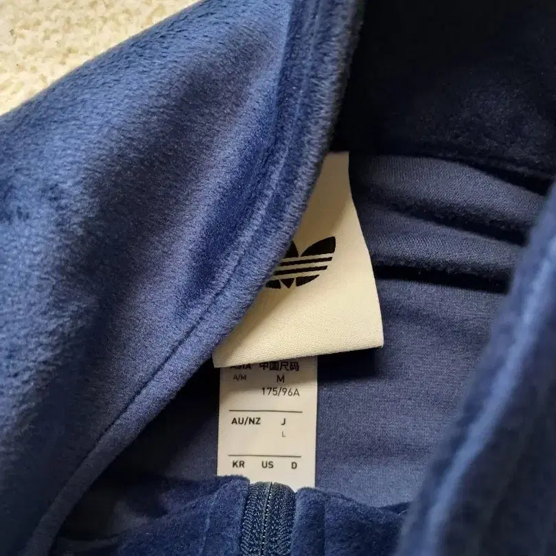 [BUNJANG] Adidas Velvet Track Top Navy Jersey / 아디다스 벨벳 트랙탑 네이비 져지