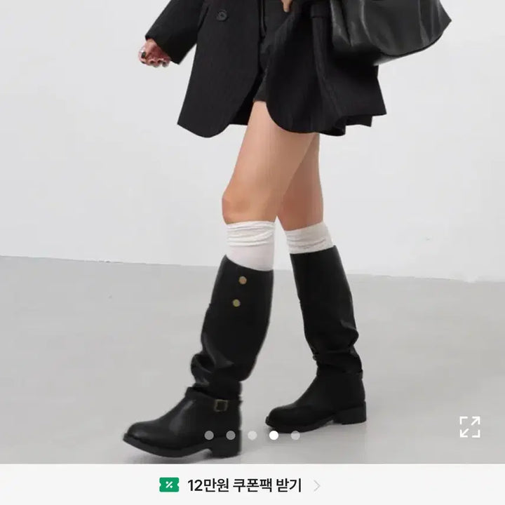 [BUNJANG] Ably 2-Way Buckle Boots / 에이블리 미들부츠 롱부츠 (2way)