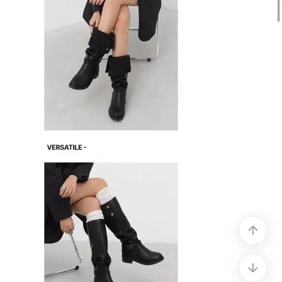 [BUNJANG] Ably 2-Way Buckle Boots / 에이블리 미들부츠 롱부츠 (2way)