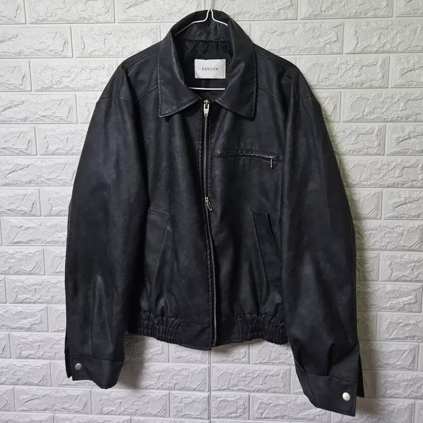 [BUNJANG] Reagan Leather Blouson Jacket / 레이건 레더 블루종자켓 판매합니다