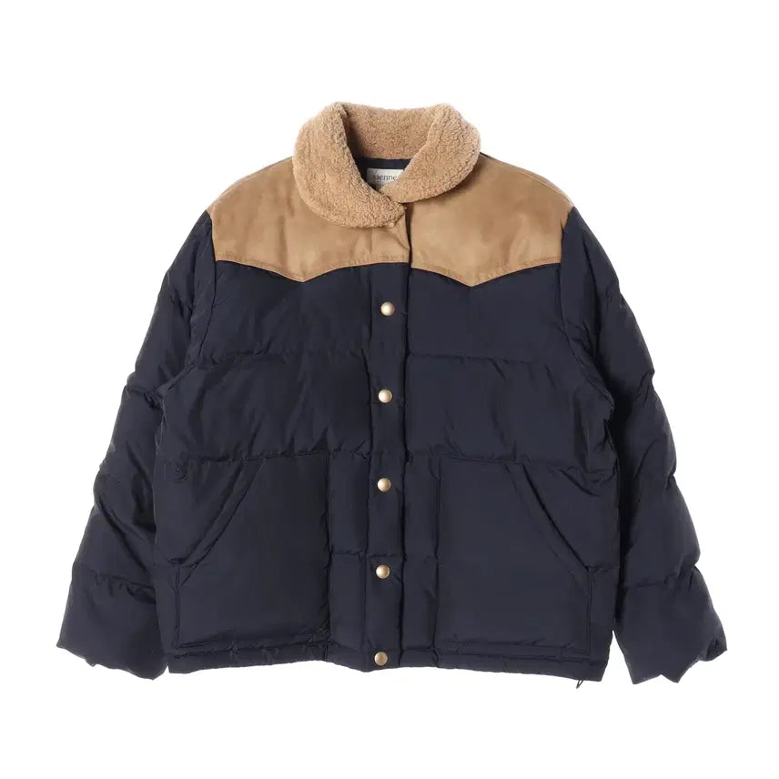 [BUNJANG] Sienne 23FW Chuck Goose-Down Padded Jacket / 시엔느 23FW Chuck Goose-Down 패딩 네이비