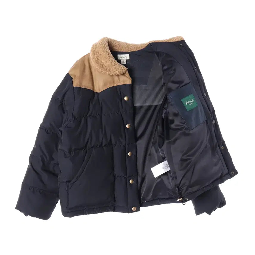 [BUNJANG] Sienne 23FW Chuck Goose-Down Padded Jacket / 시엔느 23FW Chuck Goose-Down 패딩 네이비