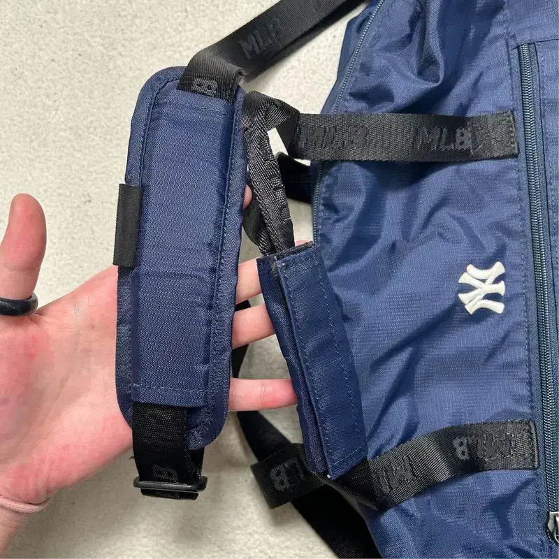 [SOLD OUT] MLB 뉴욕 양키스 나일론 보스턴백 네이비