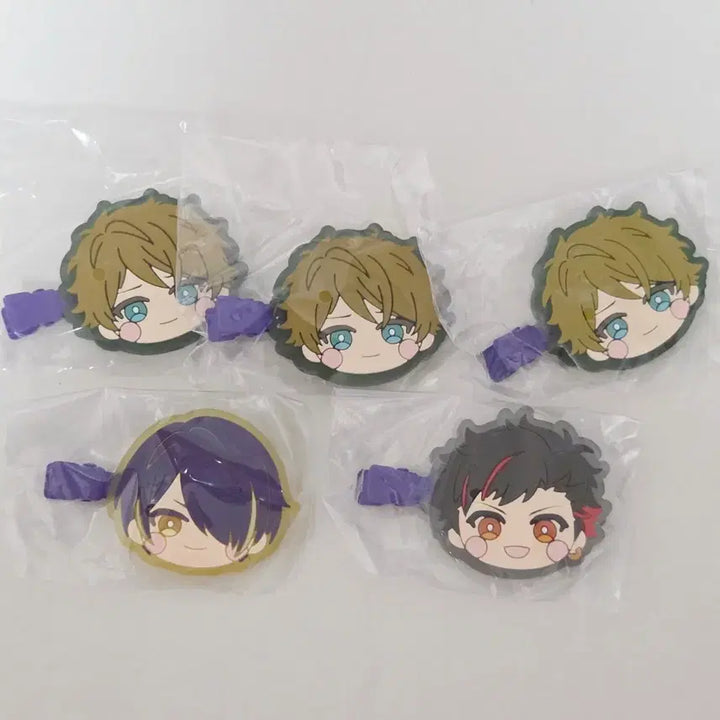 [BUNJANG] Ensemble Stars Midori Shinobu Tetora Mini Collection Hairpin Bundle Set / 앙스타 미도리 시노부 테토라 미니코레 헤어핀 일괄