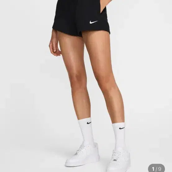 [BUNJANG] Nike Phoenix Fleece Shorts Black S / 나이키 피닉스 플리스 숏팬츠 블랙 S HJ8468-010