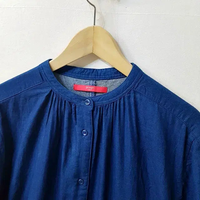 [BUNJANG] Graniph Indigo Double Gauze Dress / graniph 더블거즈 인디고 원피스