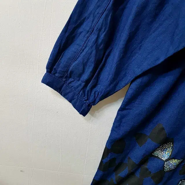 [BUNJANG] Graniph Indigo Double Gauze Dress / graniph 더블거즈 인디고 원피스