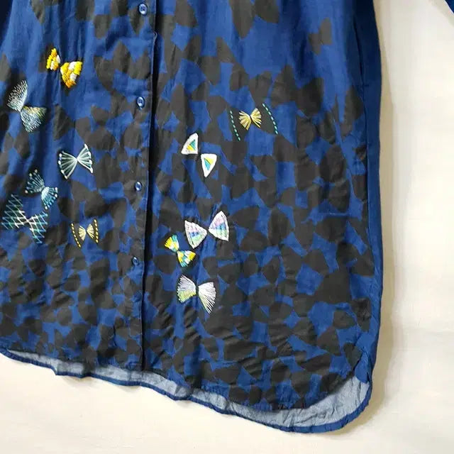 [BUNJANG] Graniph Indigo Double Gauze Dress / graniph 더블거즈 인디고 원피스