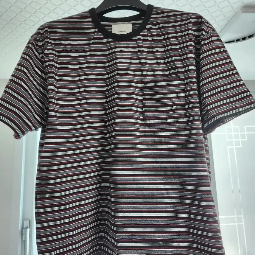 [BUNJANG] In The Row Stripe Border T-shirt Black / 인더로우 스트라이프 보더 티셔츠 블랙 2사이즈