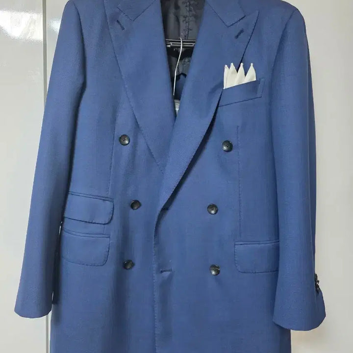 [BUNJANG] Holland &amp; Sherry Double-Breasted Suit Set / Holland &amp; Sherry 원단 더블 정장 세트