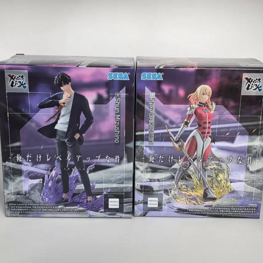 [BUNJANG] Solo Leveling Sung Jinwoo &amp; Cha Hae-in Figure 2-Piece Set / 신상) 나혼렙 성진우 &amp; 차해인 피규어 2종 세트 나 혼자만 레벨업