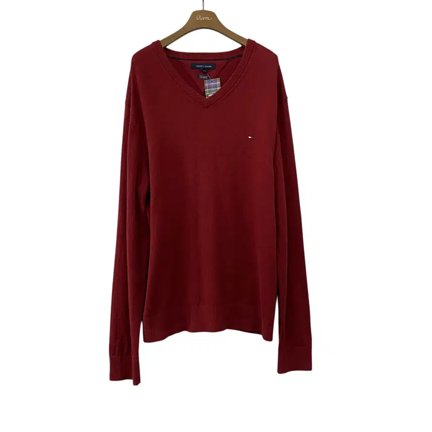 [BUNJANG] Tommy Hilfiger V-Neck Knit Sweater (XL) / 499. 타미 브이넥 니트 (XL)