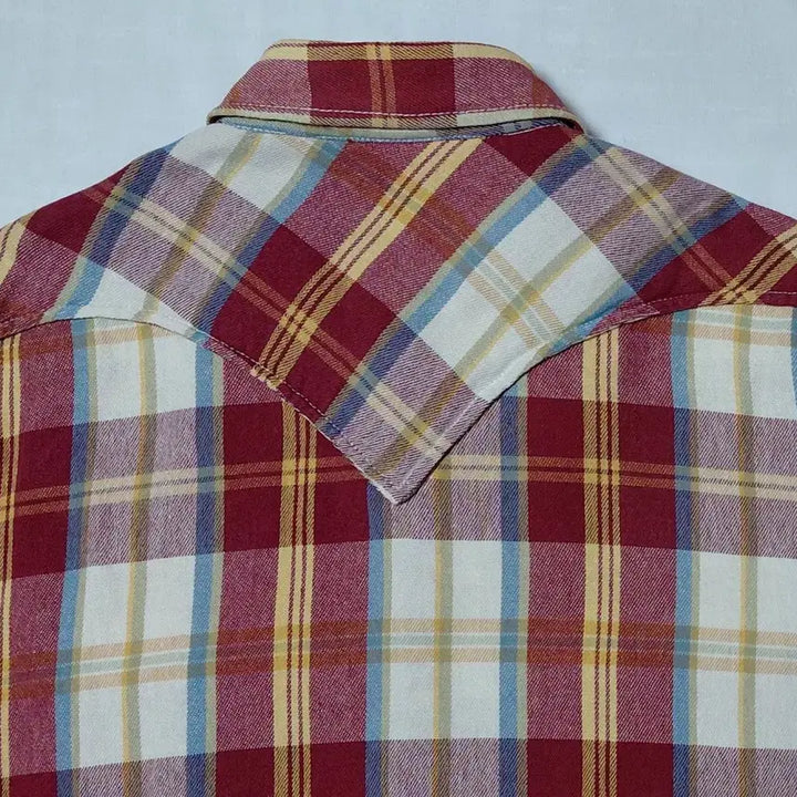 [BUNJANG] Luckystore Tailors Western Patch Check Shirt / [M] Luckystore Tailors 웨스턴 패치 체크 셔츠