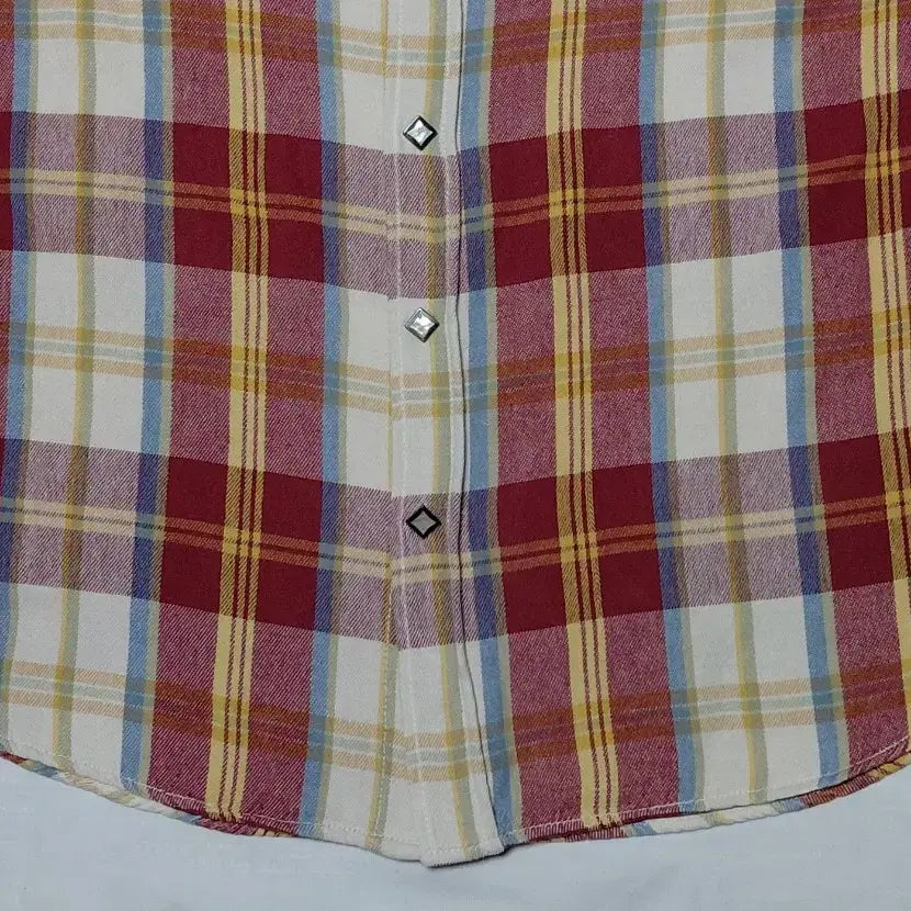 [BUNJANG] Luckystore Tailors Western Patch Check Shirt / [M] Luckystore Tailors 웨스턴 패치 체크 셔츠
