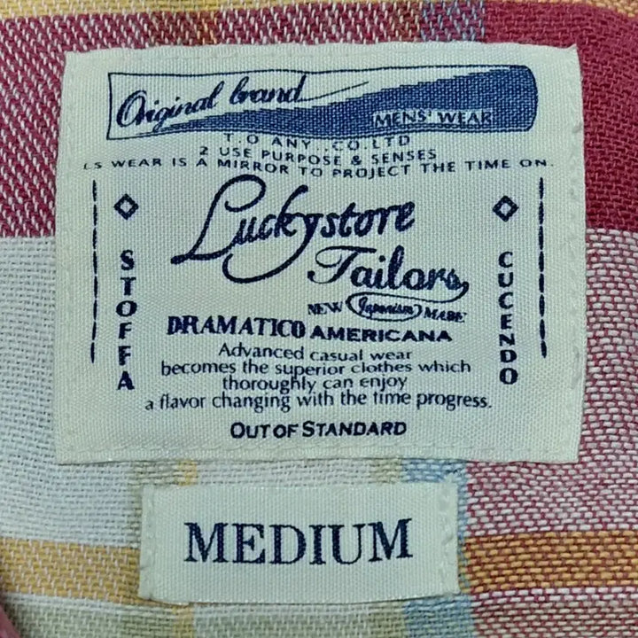 [BUNJANG] Luckystore Tailors Western Patch Check Shirt / [M] Luckystore Tailors 웨스턴 패치 체크 셔츠